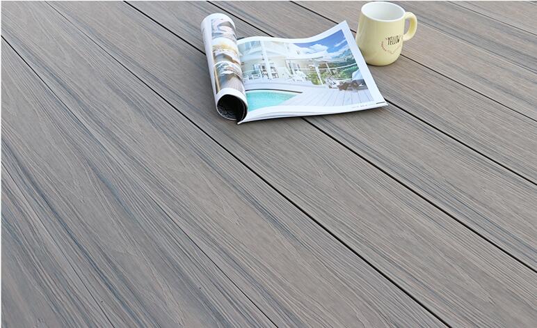 capped wpc deck board
