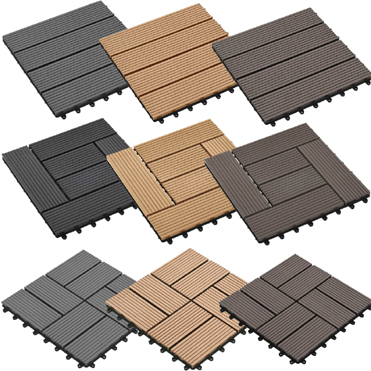 china interlocking composite decking tiles
