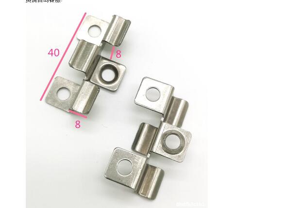Steel clip for outdoor wpc decking