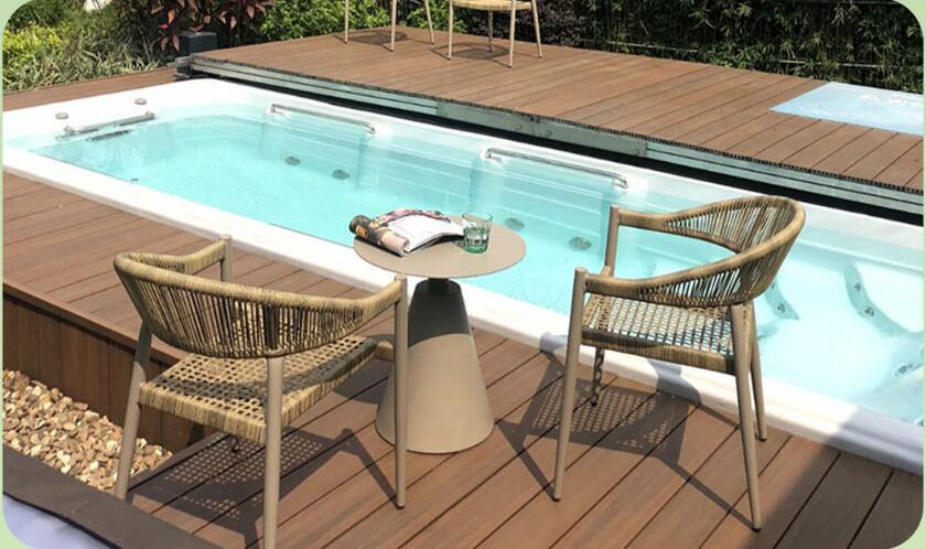 swimming pool wpc deck