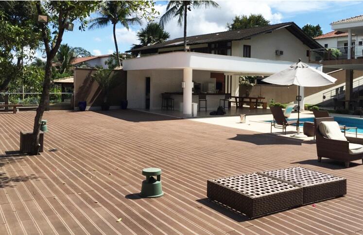 wood polymer deck board